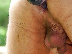 Stallion fucking the guy in its gentle ass on farm